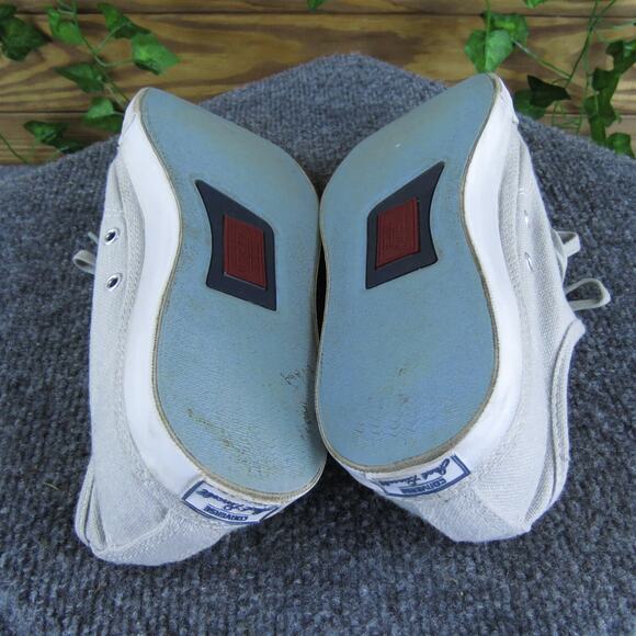 Converse Women's Jack Purcell Sneaker Gray Fabric Sz 8.5 Medium Gently Used 2025 - Picture 5 of 6